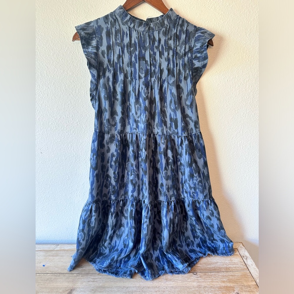 Anthropologie Blue Sleeveless Sundress
